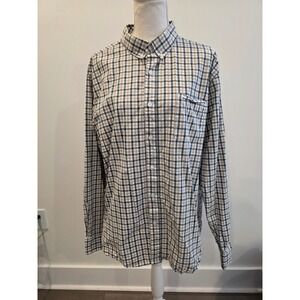 Southern Proper Men's Size XL Plaid Henning Shirt Button Down Collared Pine Tan